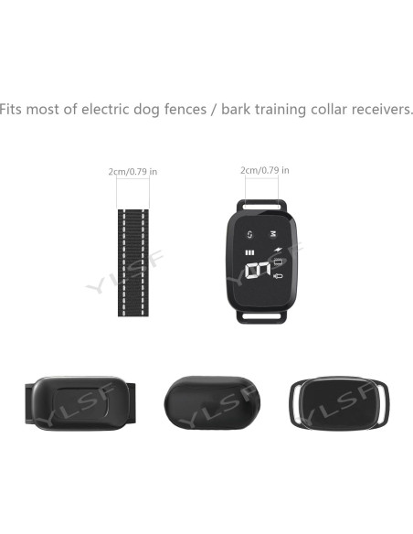 Correa de Reemplazo Nylon 2mm YLSF para Collar Entrenamiento Perro