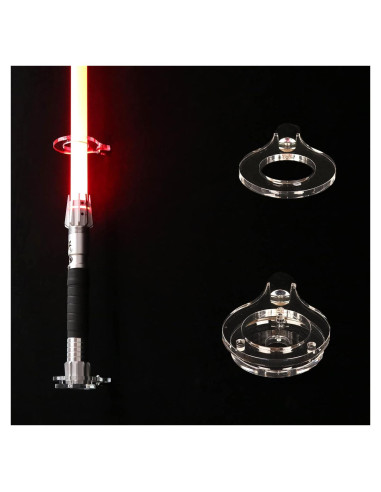 Soporte de Sable de Luz WANLIAN Acrílico Transparente Montado en Pared