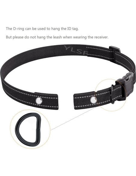 Correa de Reemplazo Nylon 2mm YLSF para Collar Entrenamiento Perro