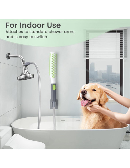 Accesorio de Ducha para Perros Petlipo, Control de Agua 3 Modos