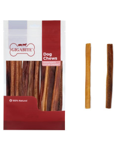 Palos de Bully Medianos GigaBite 15.24 cm - Paquete de 20