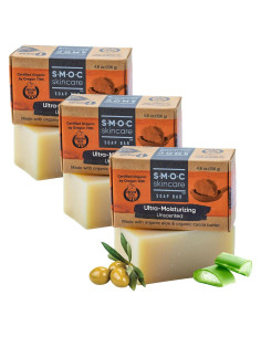 Jabón Ultra Hidratante Orgánico Maximum para Piel Seca y Eczema - 3 Unidades