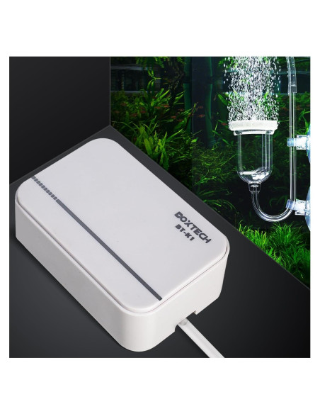 Bomba de Aire Boxtech Ultra Silenciosa 2W para Acuario 11.4-113.6L