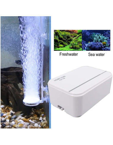 Bomba de Aire Boxtech Ultra Silenciosa 2W para Acuario 11.4-113.6L