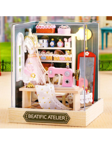 Kit Casa de Muñecas Miniatura DIY KOOMEKI Atelier Beatific