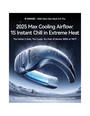 Aire Acondicionado de Cuello RANVOO AICE LITE Plus 2025 Azul