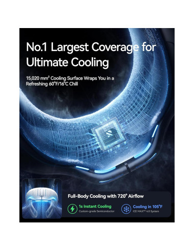 Aire Acondicionado de Cuello RANVOO AICE LITE Plus 2025 Azul