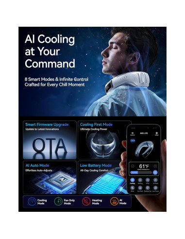 Aire Acondicionado de Cuello RANVOO AICE LITE Plus 2025 Azul