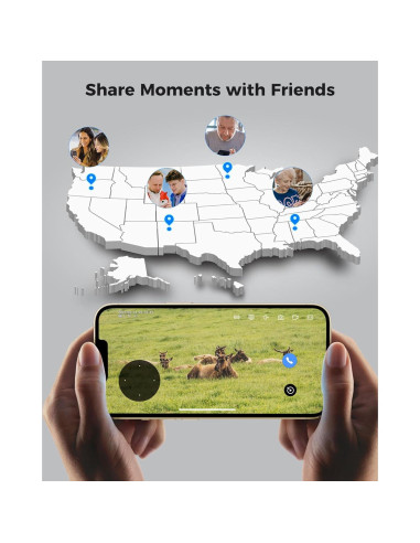 Cámara de Seguridad Hiseeu 4G Solar Inalámbrica 2K Exterior