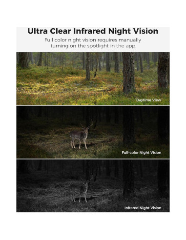 Cámara de Seguridad Hiseeu 4G Solar Inalámbrica 2K Exterior