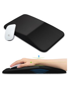 Soporte de Muñeca Ergonómico KUOSGM para Alfombrilla 33x20 cm