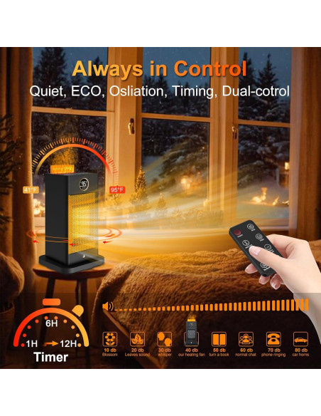 Calefactor Eléctrico Beautyfan GD9215AD04 con Humidificador y Efecto Llama 3D Calefactor Eléctrico Beautyfan GD9215AD04 con Humidificador y Efecto Llama 3D