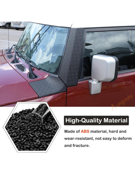 Cubierta A-Pilar Toyota FJ Cruiser 2007-2021 Aunginsy ABS