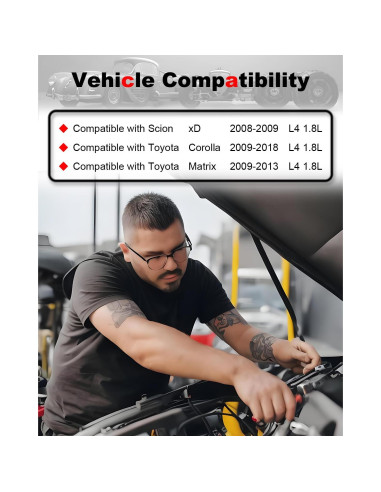 Inyector de combustible Amblee para Toyota Corolla 2009-2018