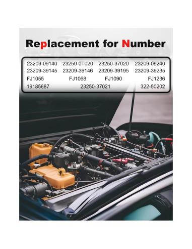Inyector de combustible Amblee para Toyota Corolla 2009-2018