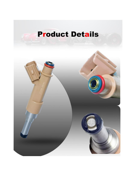 Inyector de combustible Amblee para Toyota Corolla 2009-2018