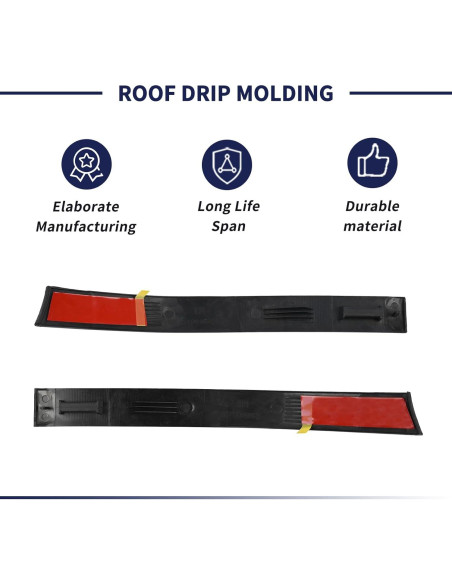 Moldura de Goteo de Techo Toyota Tundra Crewmax 2007-2021