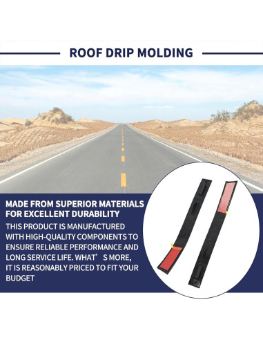 Moldura de Goteo de Techo Toyota Tundra Crewmax 2007-2021