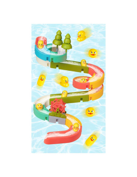 Juguetes de Baño Deslizantes Patos Amarillos 38 PCS SOCBTNSO