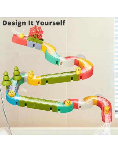 Juguetes de Baño Deslizantes Patos Amarillos 38 PCS SOCBTNSO