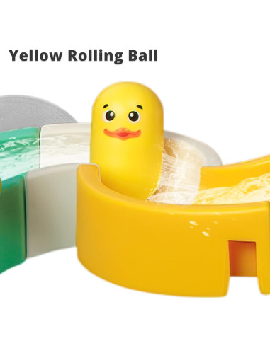 Juguetes de Baño Deslizantes Patos Amarillos 38 PCS SOCBTNSO