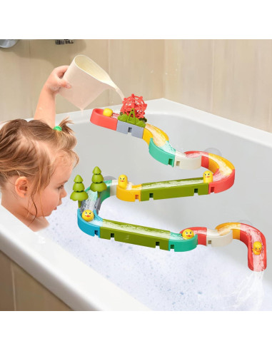 Juguetes de Baño Deslizantes Patos Amarillos 38 PCS SOCBTNSO