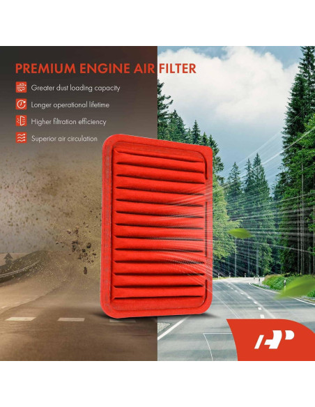 Filtro de aire A-Premium para Toyota, Scion y Pontiac 2009-2019
