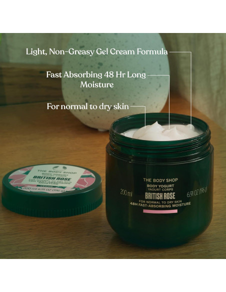 Yogur Corporal The Body Shop British Rose 196 ml Hidratante Vegano