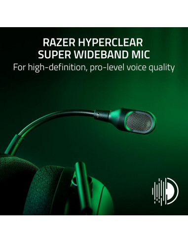 Auricular Gaming Inalámbrico Razer BlackShark V2 Pro - 50mm - Negro