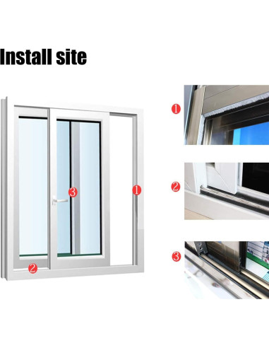 Cinta de Sellado Autoadhesiva CIKKIIO 10m Aislamiento Acústico Gris