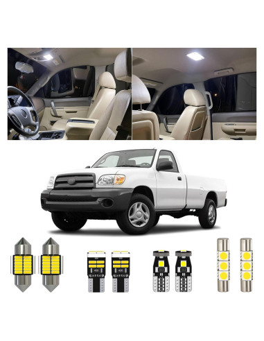 Kit de luces interiores LED Xpismii 6000K para Toyota Tundra 2000-2006