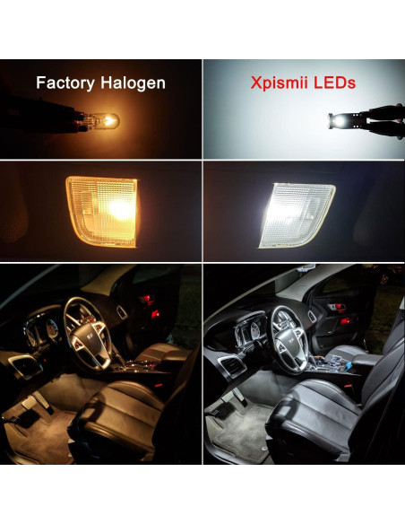 Kit de luces interiores LED Xpismii 6000K para Toyota Tundra 2000-2006