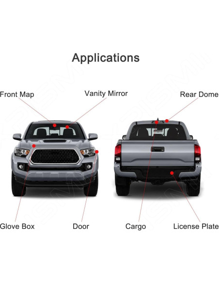 Kit de luces interiores LED Xpismii 6000K para Toyota Tundra 2000-2006