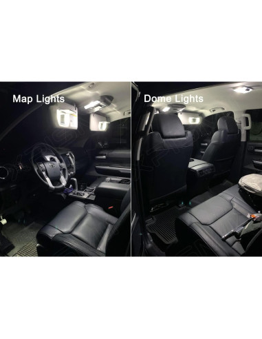 Kit de luces interiores LED Xpismii 6000K para Toyota Tundra 2000-2006