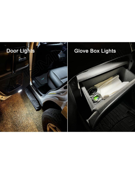 Kit de luces interiores LED Xpismii 6000K para Toyota Tundra 2000-2006