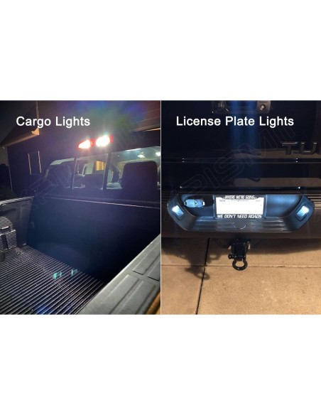 Kit de luces interiores LED Xpismii 6000K para Toyota Tundra 2000-2006