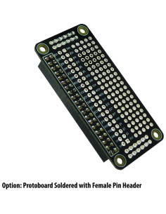 Protoboard HAT MakerSpot para Raspberry Pi Zero W - 164 agujeros 2