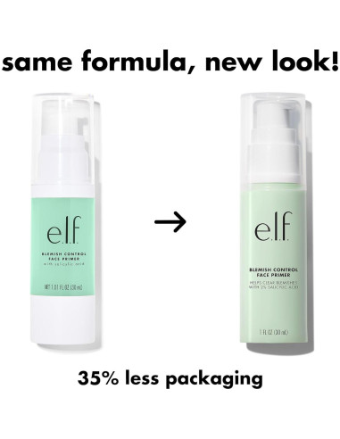e.l.f. Primer Facial Control Imperfecciones 80g - Vegano