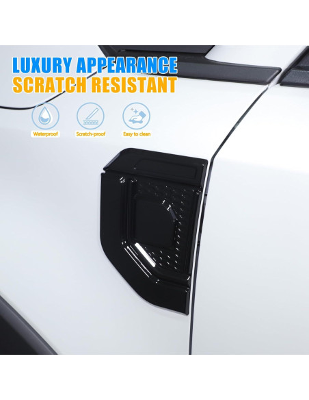 Sticker de recubrimiento de ventilación LLKUANG para Toyota Land Cruiser Prado 2024-2025