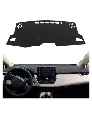 Cubierta del Tablero HEDAQI para Toyota Corolla 2019-2025 Negra