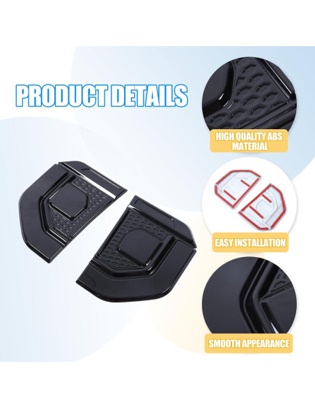 Sticker de recubrimiento de ventilación LLKUANG para Toyota Land Cruiser Prado 2024-2025