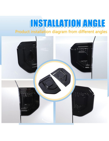 Sticker de recubrimiento de ventilación LLKUANG para Toyota Land Cruiser Prado 2024-2025