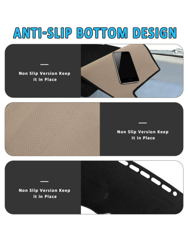 Cubierta del Tablero HEDAQI para Toyota Corolla 2019-2025 Negra