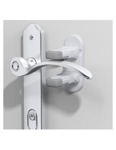 Bloqueo de Palanca de Puerta para Niños 3 Piezas 3M Gris