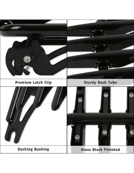 Soporte de Equipaje Desmontable JMTBNO para Harley Touring 2009-2024