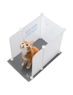Caja de Arena para Gatos MEEXPAWS con Protector Splash M