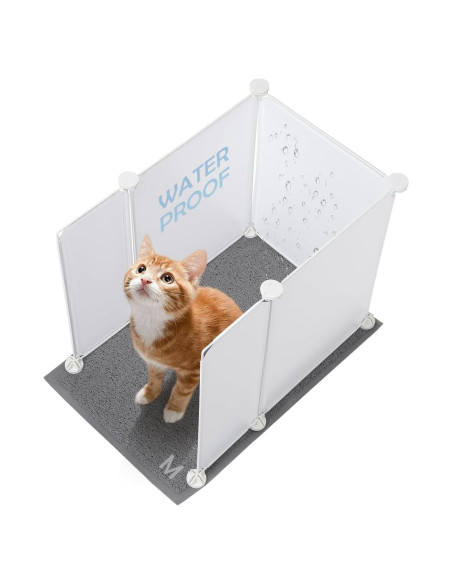 Caja de Arena para Gatos MEEXPAWS con Protector Splash M