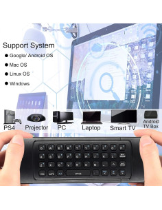 Control Remoto Inalámbrico MX3 Air Mouse con Teclado 2.4G 2