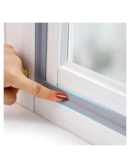 Burlete Autoadhesivo MOPMS 2M para Puertas y Ventanas - Gris