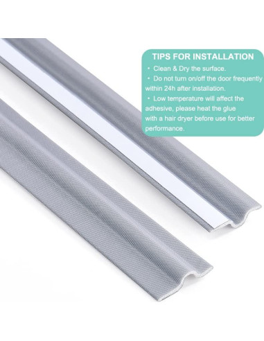 Burlete Autoadhesivo MOPMS 2M para Puertas y Ventanas - Gris